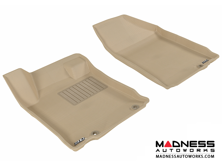 Nissan Altima Sedan Floor Mats (Set of 2) - Front - Tan by 3D MAXpider